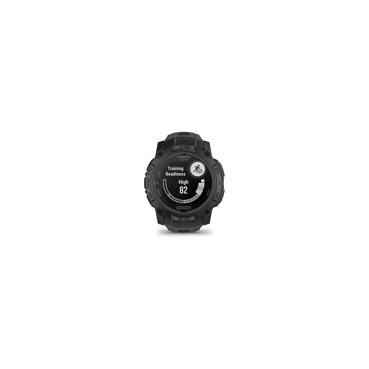 Garmin Instinct® 3 Solar Tactical Edition 50mm black mit Silikon-Wechselarmband 26 mm black