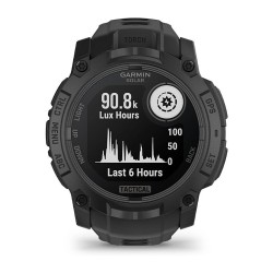 Garmin Instinct® 3 Solar Tactical Edition 50mm black mit Silikon-Wechselarmband 26 mm black