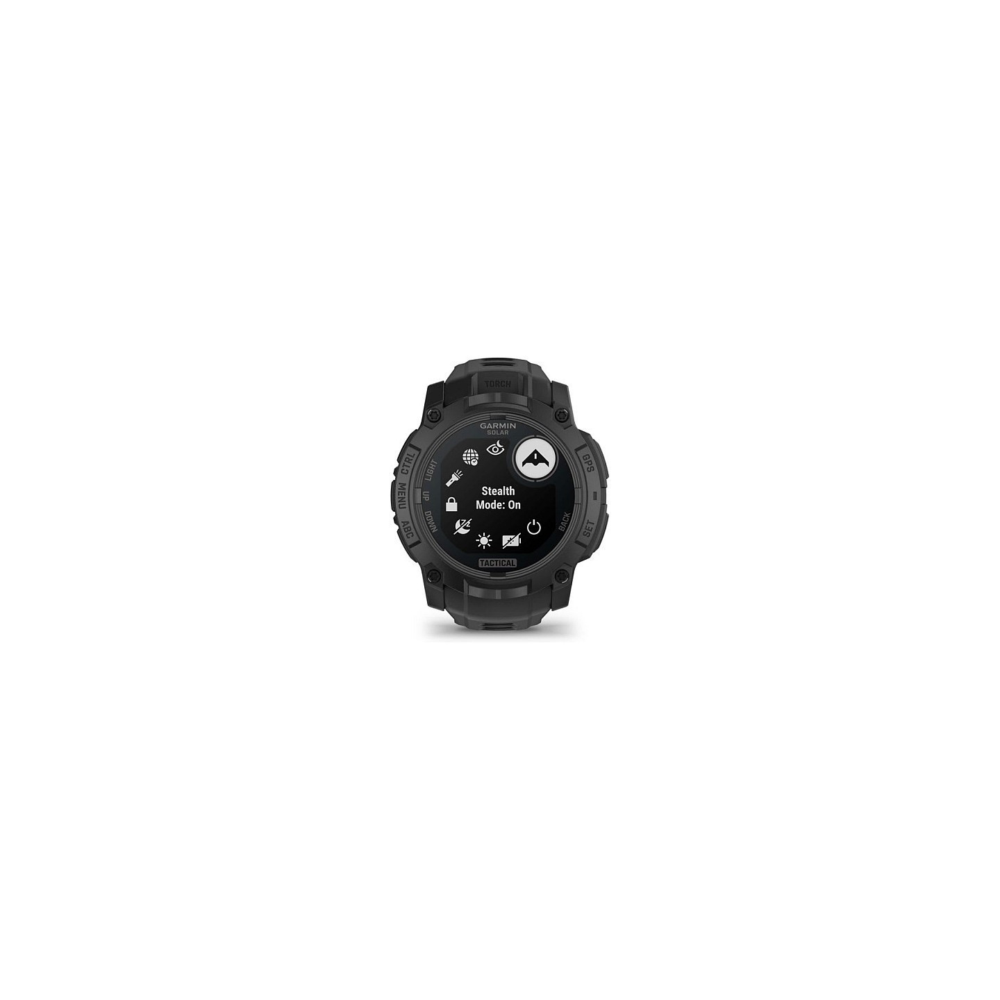 Garmin Instinct® 3 Solar Tactical Edition 50mm black mit Silikon-Wechselarmband 26 mm black