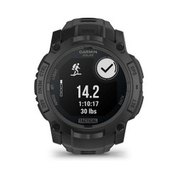Garmin Instinct® 3 Solar Tactical Edition 50mm black mit Silikon-Wechselarmband 26 mm black