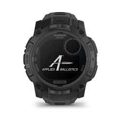 Garmin Instinct® 3 Solar Tactical Edition 50mm black mit Silikon-Wechselarmband 26 mm black