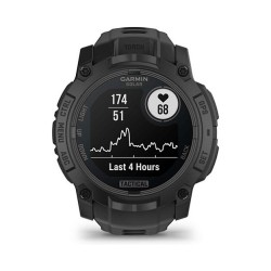 Garmin Instinct® 3 Solar Tactical Edition 50mm black mit Silikon-Wechselarmband 26 mm black