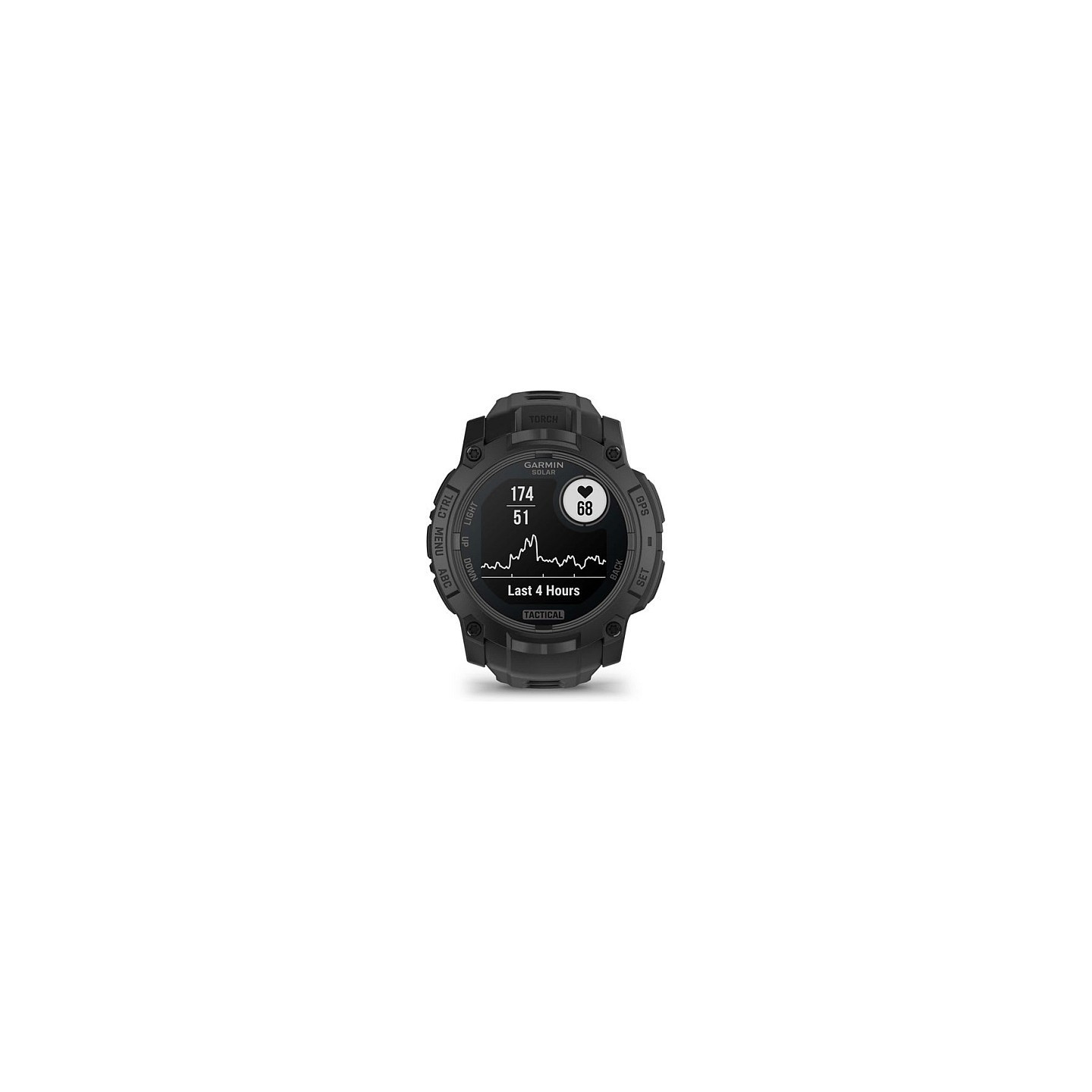 Garmin Instinct® 3 Solar Tactical Edition 50mm black mit Silikon-Wechselarmband 26 mm black