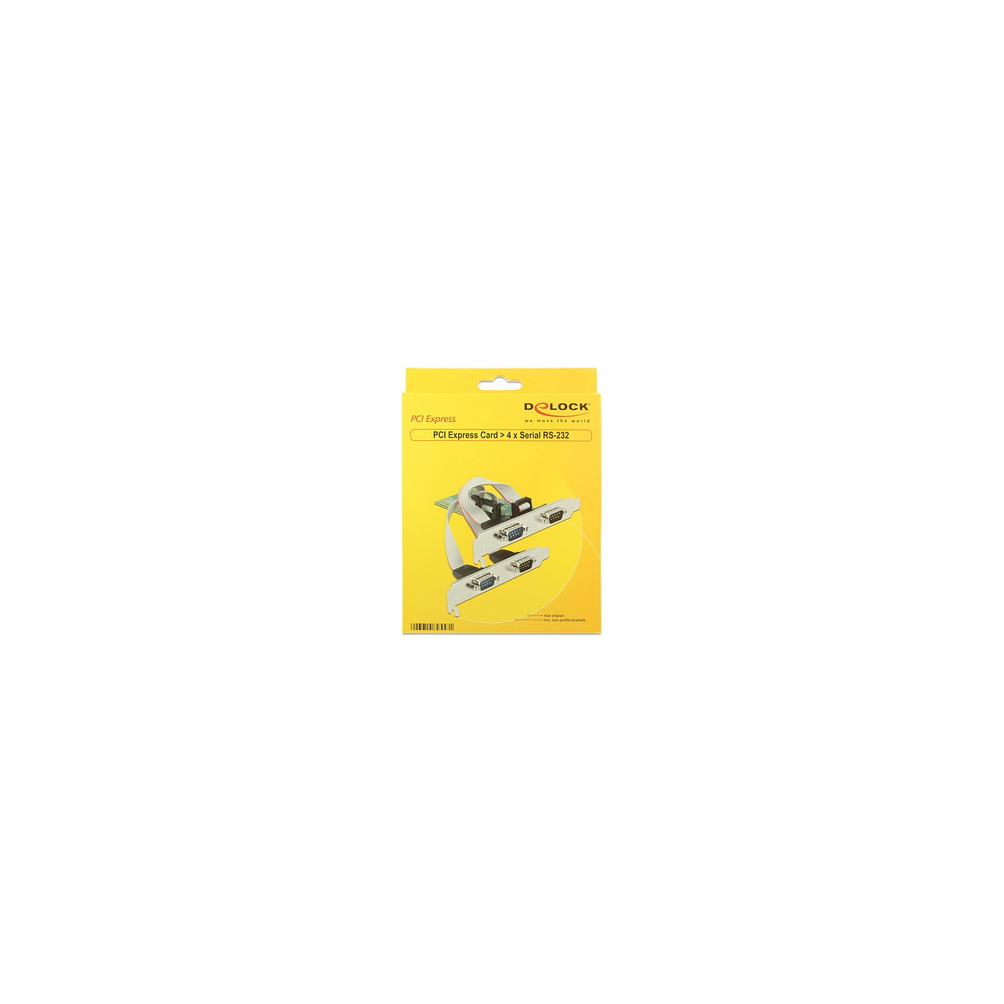 PCI Express x1 Karte zu 4 x Seriell RS-232 — Buy in Cyprus with Fast Delivery