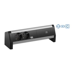 BACHMANN DESK 2xSchutzkontakt USB C USB Charger 60W 1xABD GST18 — Buy in Cyprus with Fast Delivery
