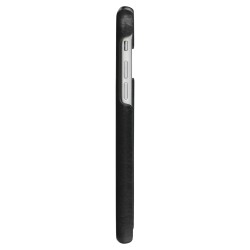 dbramante1928 Lynge - Flip-Hlle fr Mobiltelefon - genarbtes Leder - Schwarz - fr Apple iPhone 6. 6s. 7. 8. SE (2. Gen)