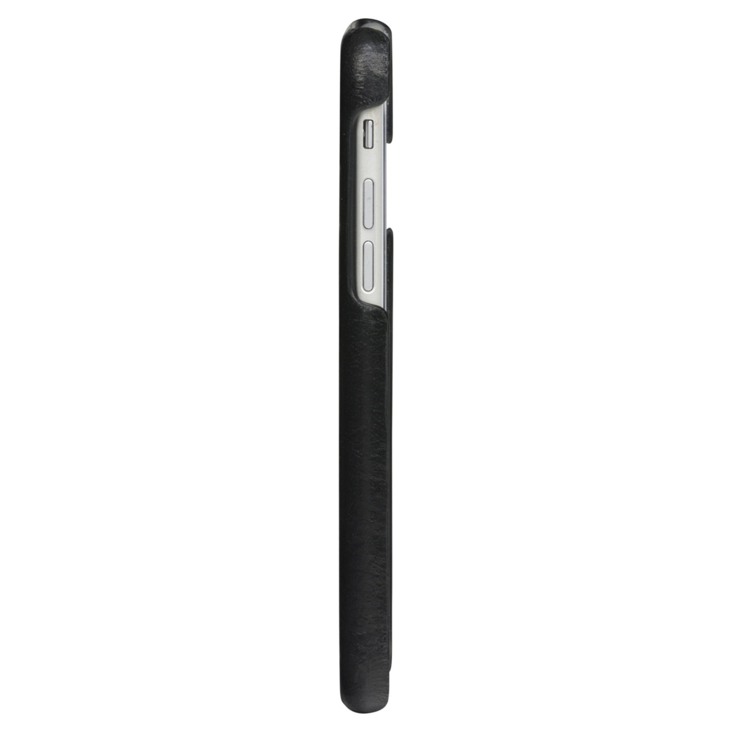 dbramante1928 Lynge - Flip-Hlle fr Mobiltelefon - genarbtes Leder - Schwarz - fr Apple iPhone 6. 6s. 7. 8. SE (2. Gen)