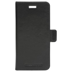 dbramante1928 Lynge - Flip-Hlle fr Mobiltelefon - genarbtes Leder - Schwarz - fr Apple iPhone 6. 6s. 7. 8. SE (2. Gen)