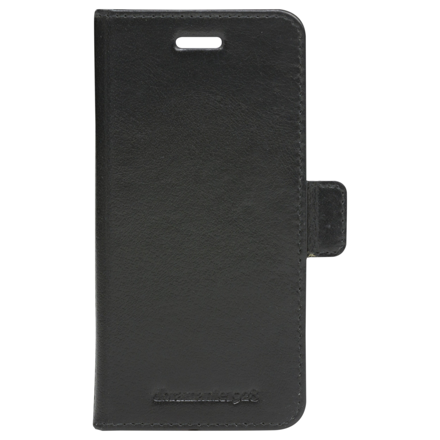 dbramante1928 Lynge - Flip-Hlle fr Mobiltelefon - genarbtes Leder - Schwarz - fr Apple iPhone 6. 6s. 7. 8. SE (2. Gen)