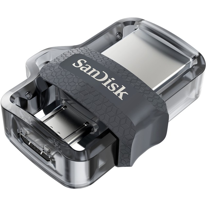 Buy SanDisk Ultra Dual USB 3.2 Gen1 64GB - Black/Silver - USB-A & Micro-USB, 150... in Cyprus, Nicosia, Limassol, Larnaka, Pafos