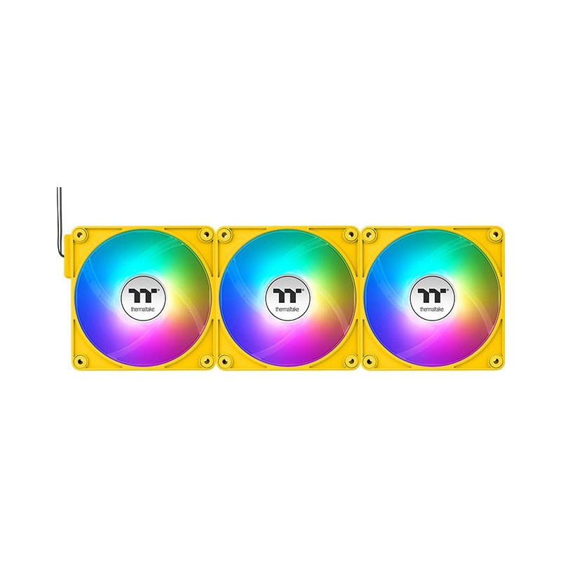 Buy Thermaltake CT140 EX Reverse ARGB Sync Fan - Yellow - 140mm 3-Pack, 500-1800... in Cyprus, Nicosia, Limassol, Larnaka, Pafos