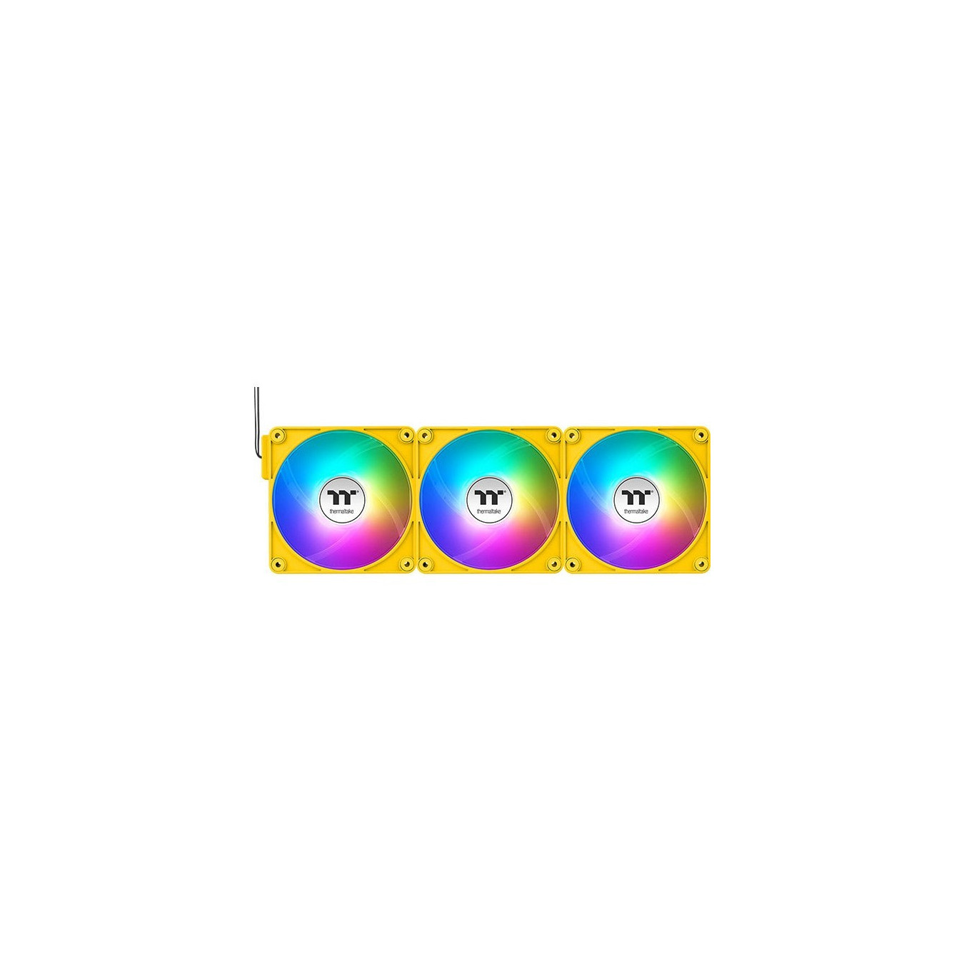 Thermaltake CT140 EX Reverse ARGB Sync Fan - Yellow - 140mm 3-Pack, 500-1800 RPM, PWM ARGB — Buy in Cyprus with Fast Delivery