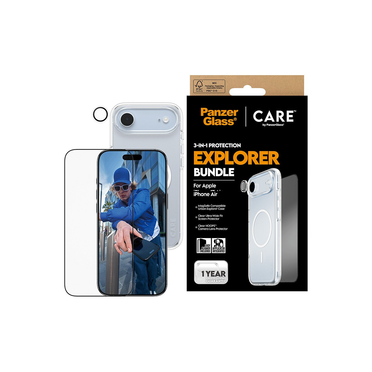 Panzerglass CARE BY 3-IN-1 FLAGSHIP EXPLORE — Buy in Cyprus with Fast Delivery
