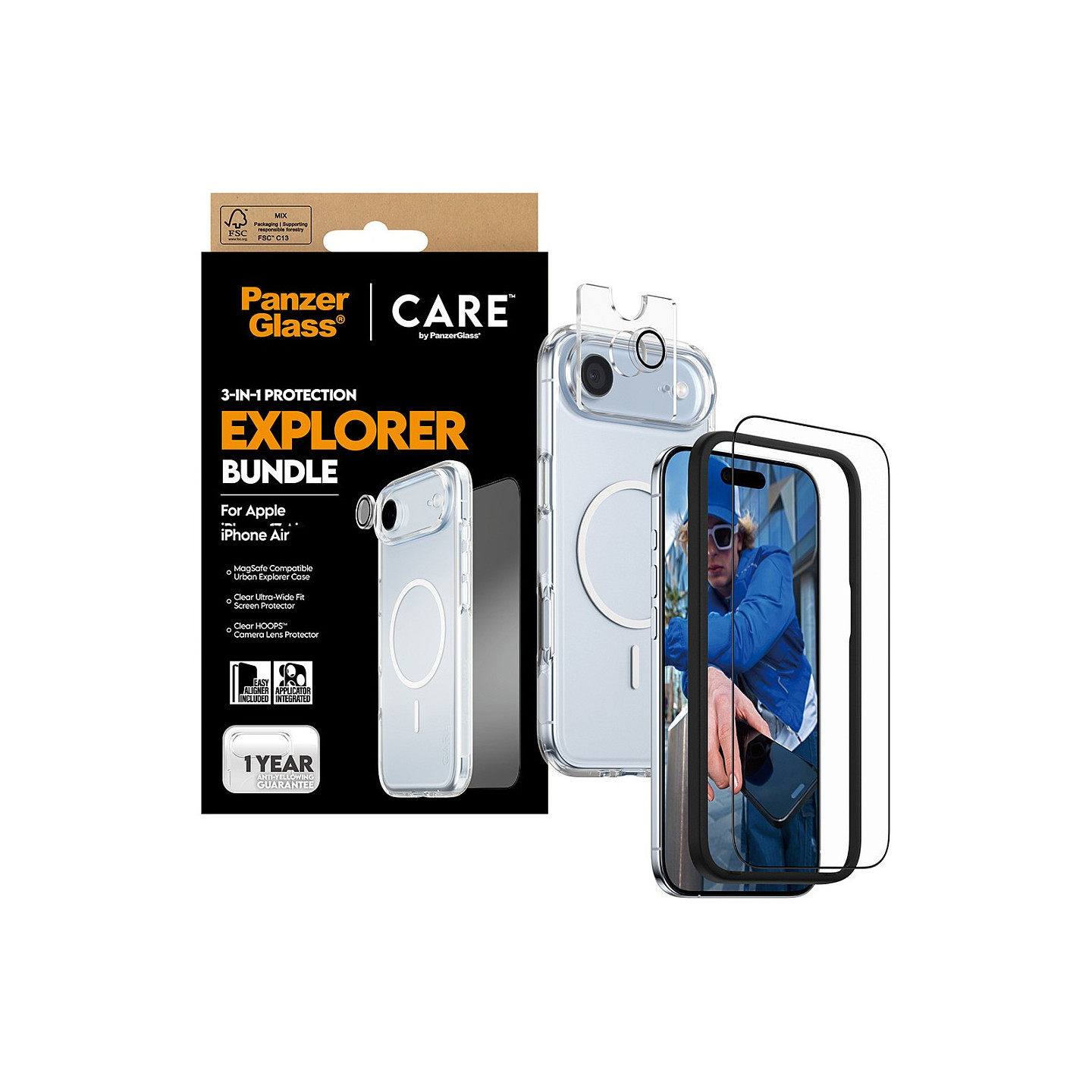 Panzerglass CARE BY 3-IN-1 FLAGSHIP EXPLORE — Buy in Cyprus with Fast Delivery