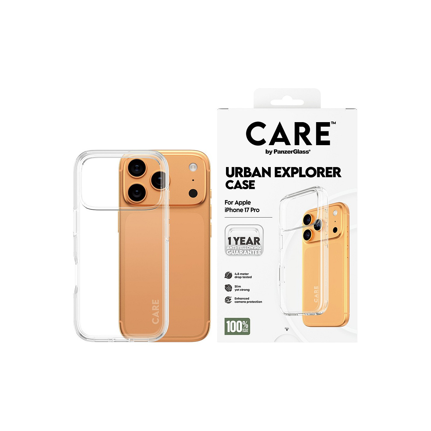 Panzerglass CARE BY FLAGSHIP CASE TRANSPARE — Buy in Cyprus with Fast Delivery
