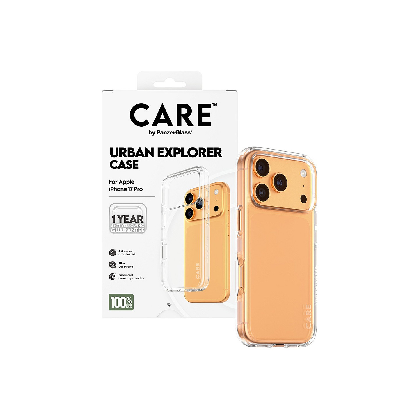 Panzerglass CARE BY FLAGSHIP CASE TRANSPARE — Buy in Cyprus with Fast Delivery