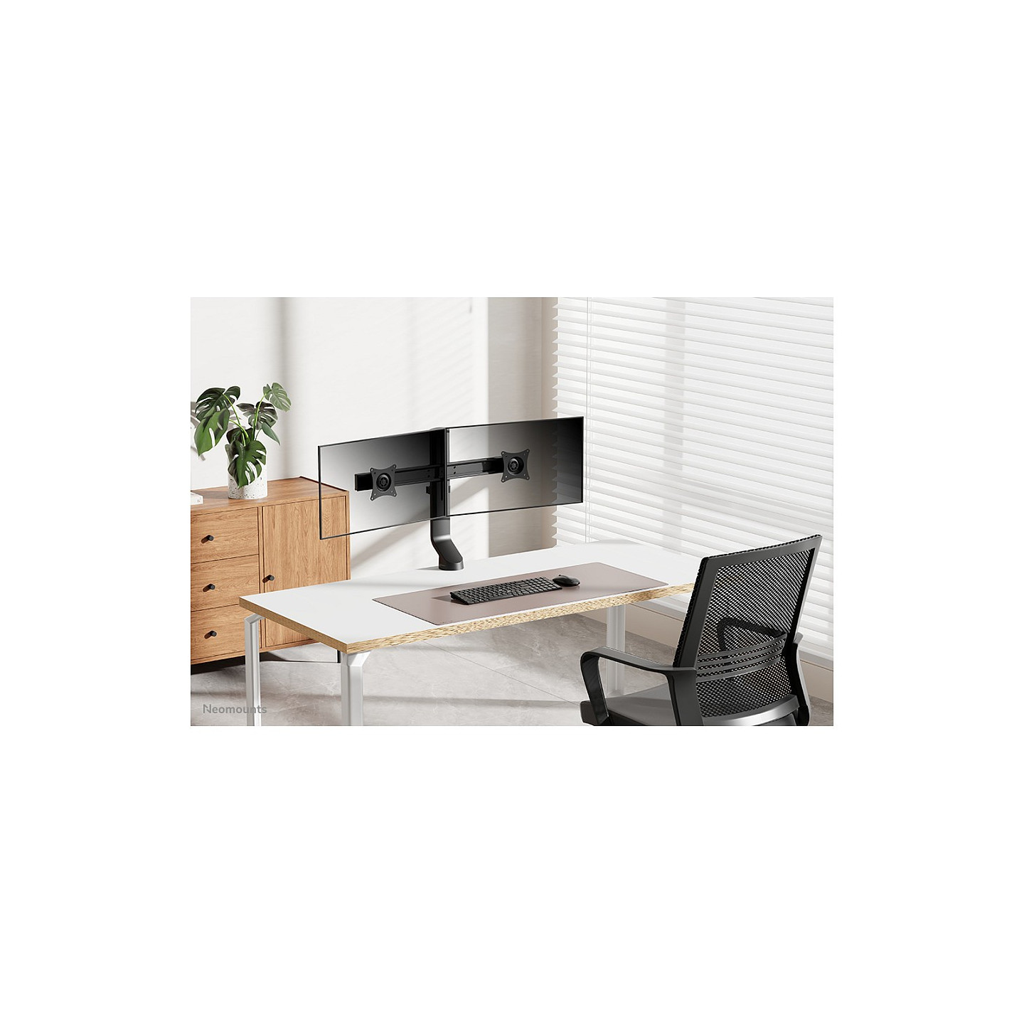 Neomounts FPMA-D860DBLACK Tischhalterung für zwei Flachbildschirme bis 27' (69 cm) 7KG — Buy in Cyprus with Fast Delivery
