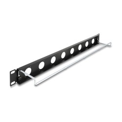 Delock 19? D-Typ Patchpanel mit Entlastungsschiene 8 Port 1 HE schwarz — Buy in Cyprus with Fast Delivery