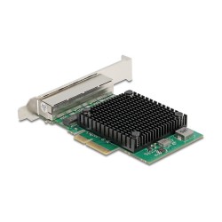 PCI Express x4 Netzwerkkarte 2.5 Gigabit LAN 4 x RJ45 RTL8125 — Buy in Cyprus with Fast Delivery