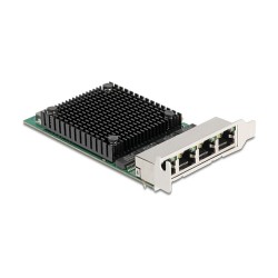 PCI Express x4 Netzwerkkarte 2.5 Gigabit LAN 4 x RJ45 RTL8125 — Buy in Cyprus with Fast Delivery