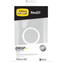 Buy OtterBox React Magnetic Qi2 Case - Samsung Galaxy S25 - Stardust Transparent... in Cyprus, Nicosia, Limassol, Larnaka, Pafos