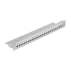 Delock 19? Keystone Patchpanel 24 Port grau — Buy in Cyprus with Fast Delivery