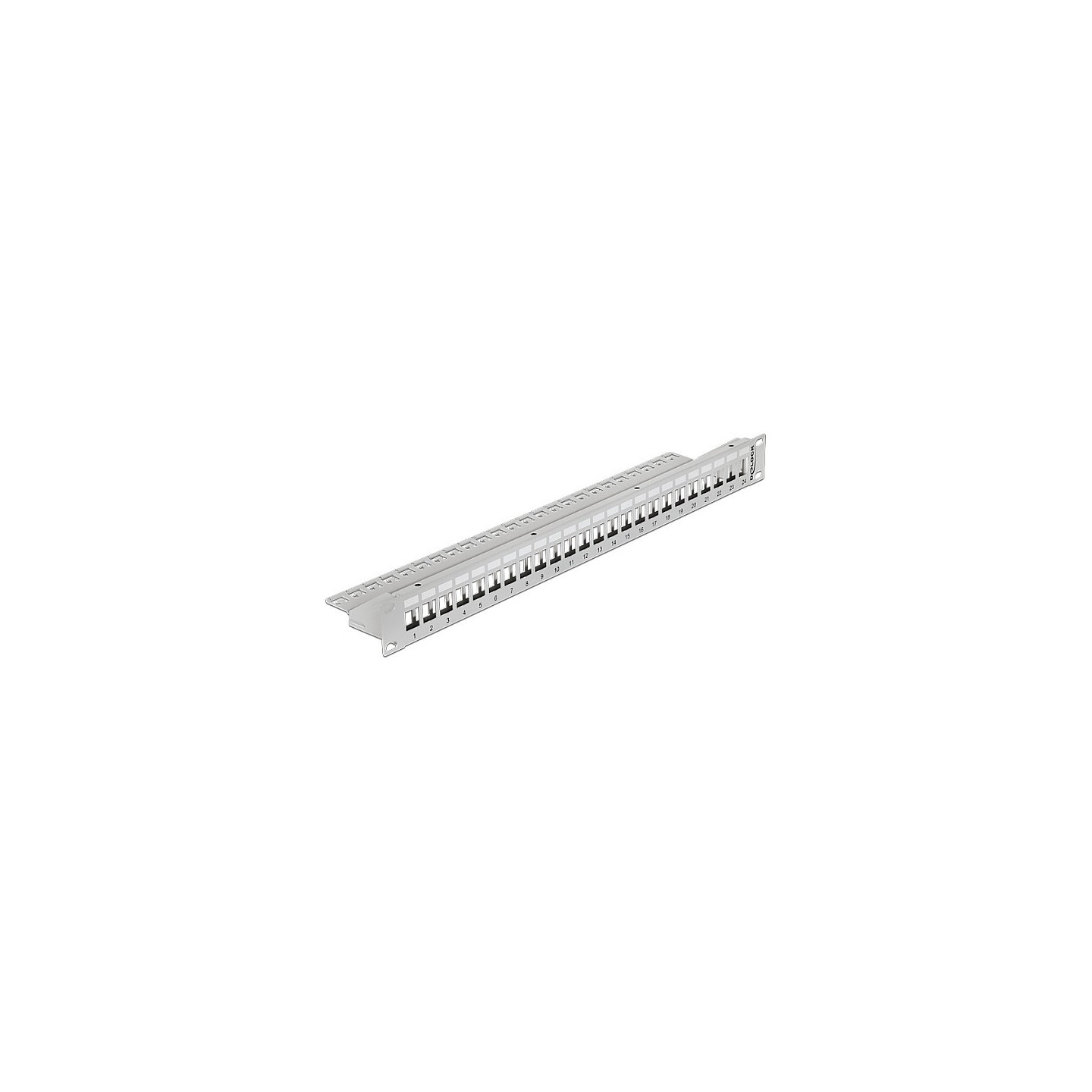Delock 19? Keystone Patchpanel 24 Port grau — Buy in Cyprus with Fast Delivery