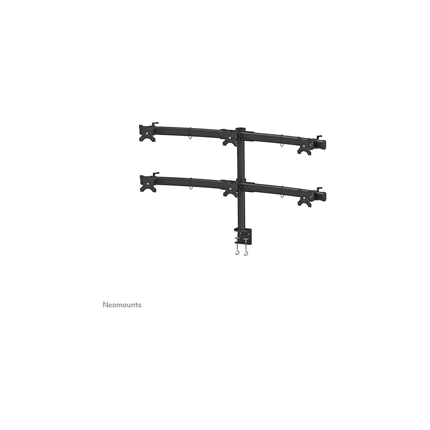 Neomounts Tischhalterung für sechs Flachbildschirme bis 27' (69 cm) 8KG FPMA-D700D6 — Buy in Cyprus with Fast Delivery
