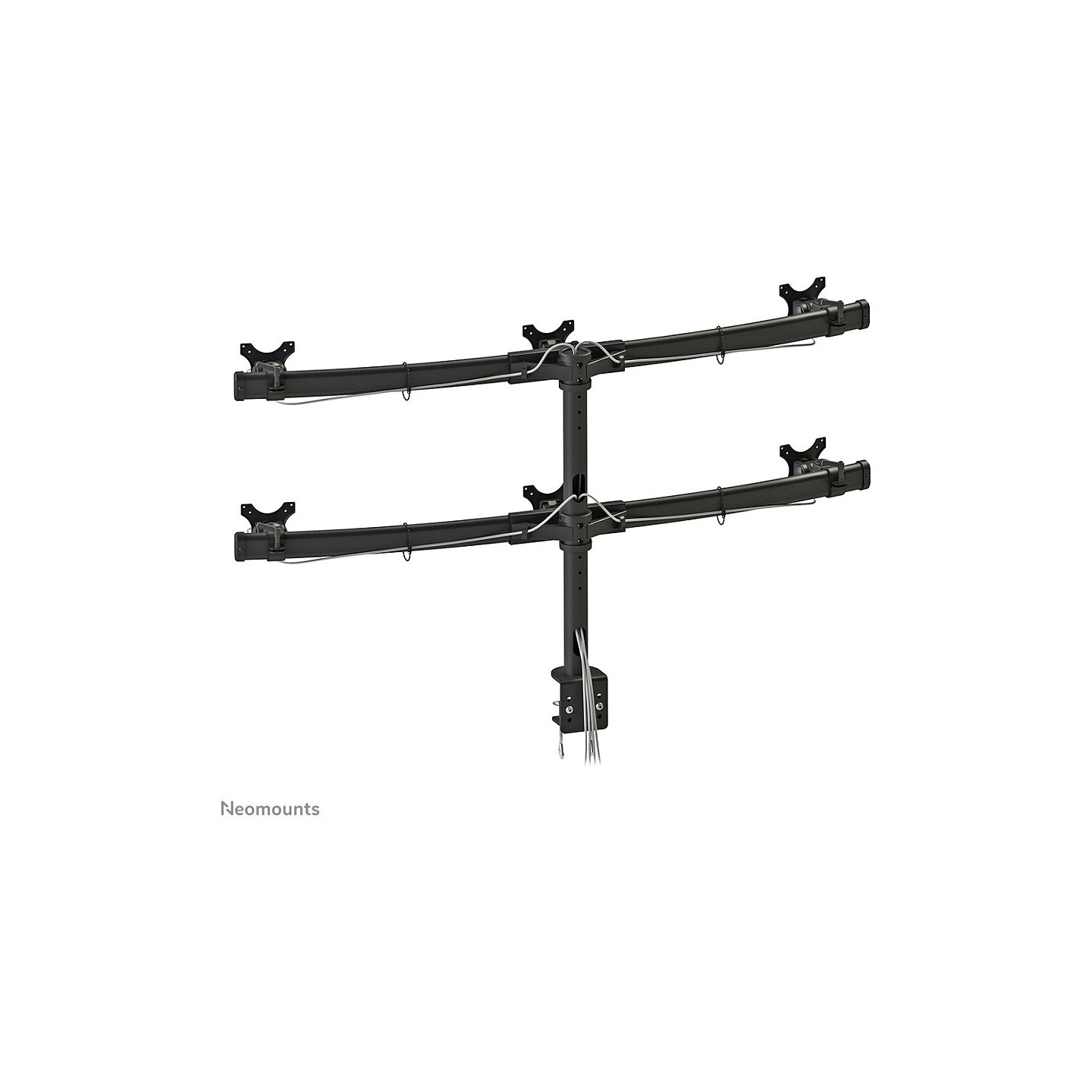 Neomounts Tischhalterung für sechs Flachbildschirme bis 27' (69 cm) 8KG FPMA-D700D6 — Buy in Cyprus with Fast Delivery