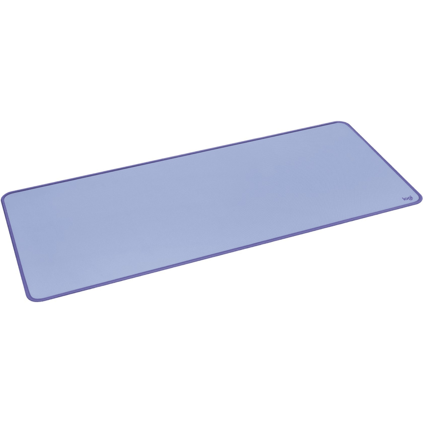 Logitech Desk Mat Studio Series - Lilac - Monochrome Nylon/Polyester Surface, Non-slip Rubber Base