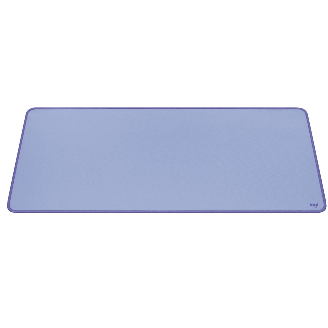 Logitech Desk Mat Studio Series - Lilac - Monochrome Nylon/Polyester Surface, Non-slip Rubber Base