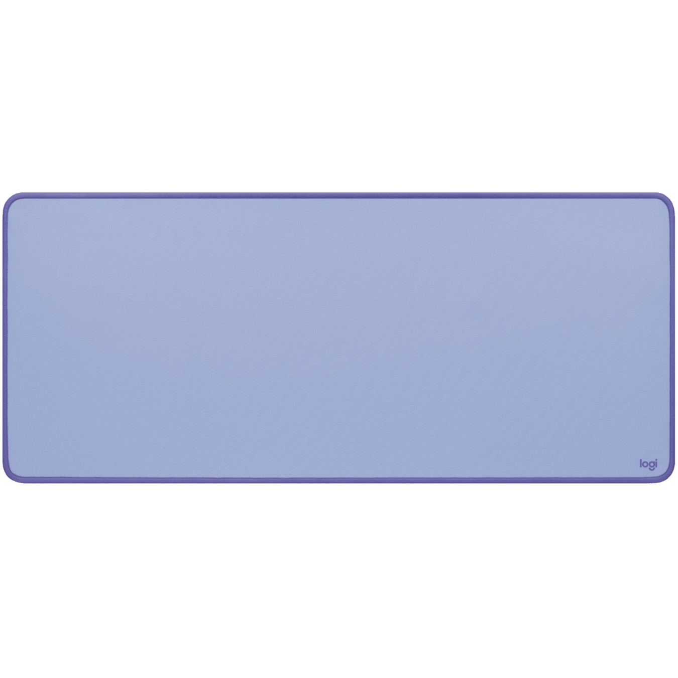 Logitech Desk Mat Studio Series - Lilac - Monochrome Nylon/Polyester Surface, Non-slip Rubber Base