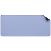 Logitech Desk Mat Studio Series - Lilac - Monochrome Nylon/Polyester Surface, Non-slip Rubber Base