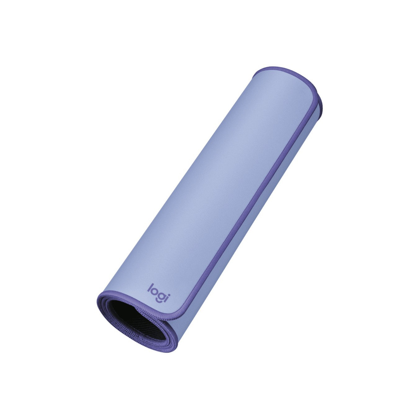 Logitech Desk Mat Studio Series - Lilac - Monochrome Nylon/Polyester Surface, Non-slip Rubber Base