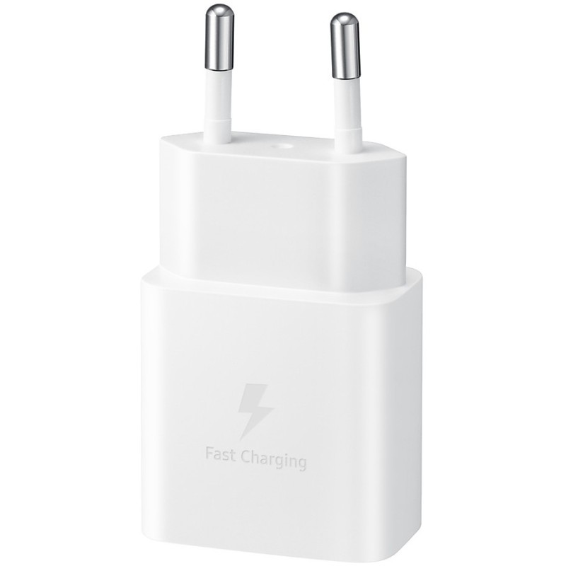 Buy Samsung 15W Fast USB-C Wall Charger - EP-T1510XWEGEU - White, 1m USB-C Cable in Cyprus, Nicosia, Limassol, Larnaka, Pafos