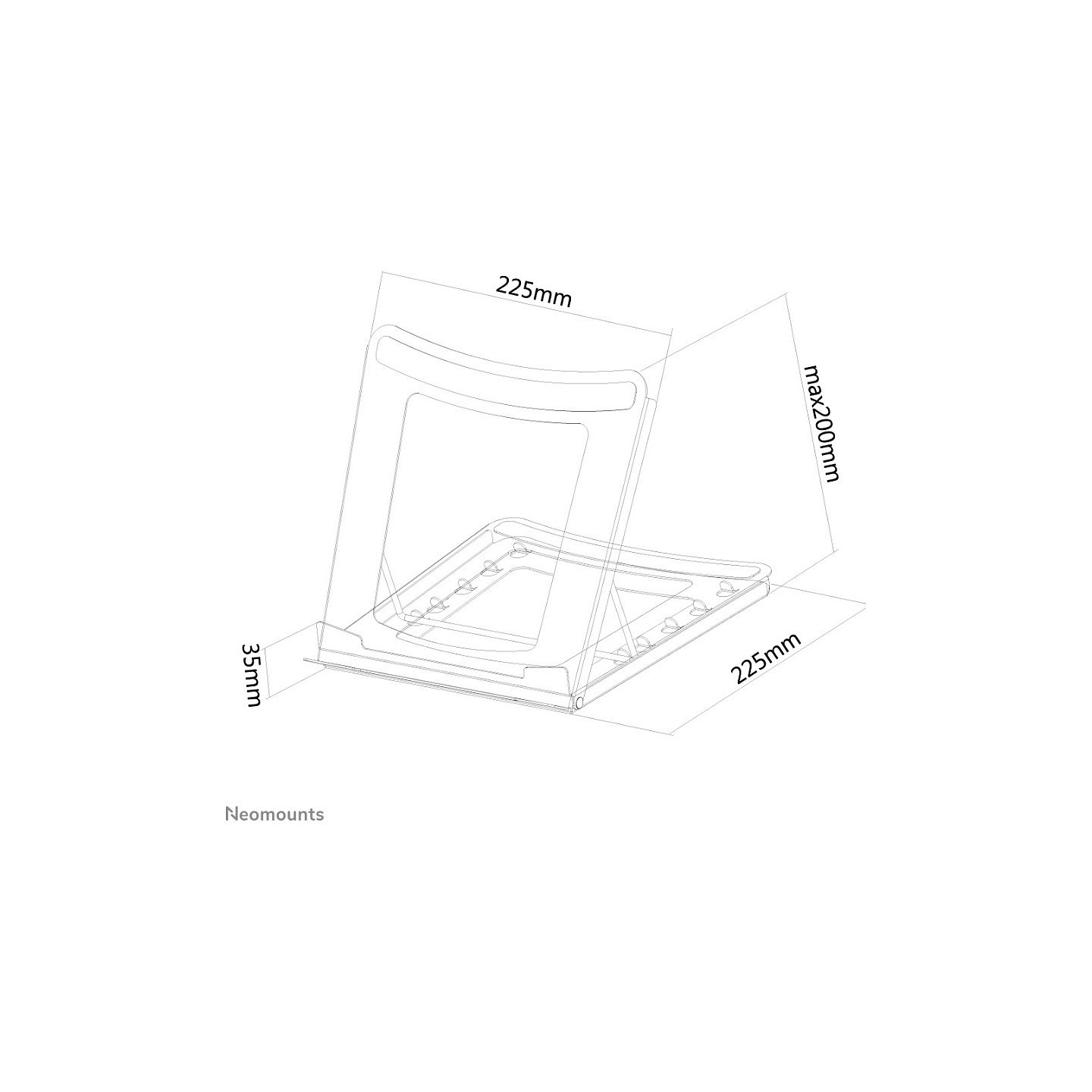 Neomounts NSLS075BLACK Tischständer für Notebook und Tablets 5KG — Buy in Cyprus with Fast Delivery