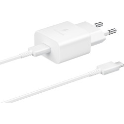 Buy Samsung 15W Fast USB-C Wall Charger - EP-T1510XWEGEU - White, 1m USB-C Cable in Cyprus, Nicosia, Limassol, Larnaka, Pafos