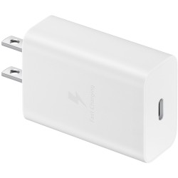 Buy Samsung 15W Fast USB-C Wall Charger - EP-T1510XWEGEU - White, 1m USB-C Cable in Cyprus, Nicosia, Limassol, Larnaka, Pafos