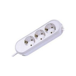 BACHMANN SMART Steckdosenleiste 3x Schutzkontakt geschraubt weiss 5m — Buy in Cyprus with Fast Delivery
