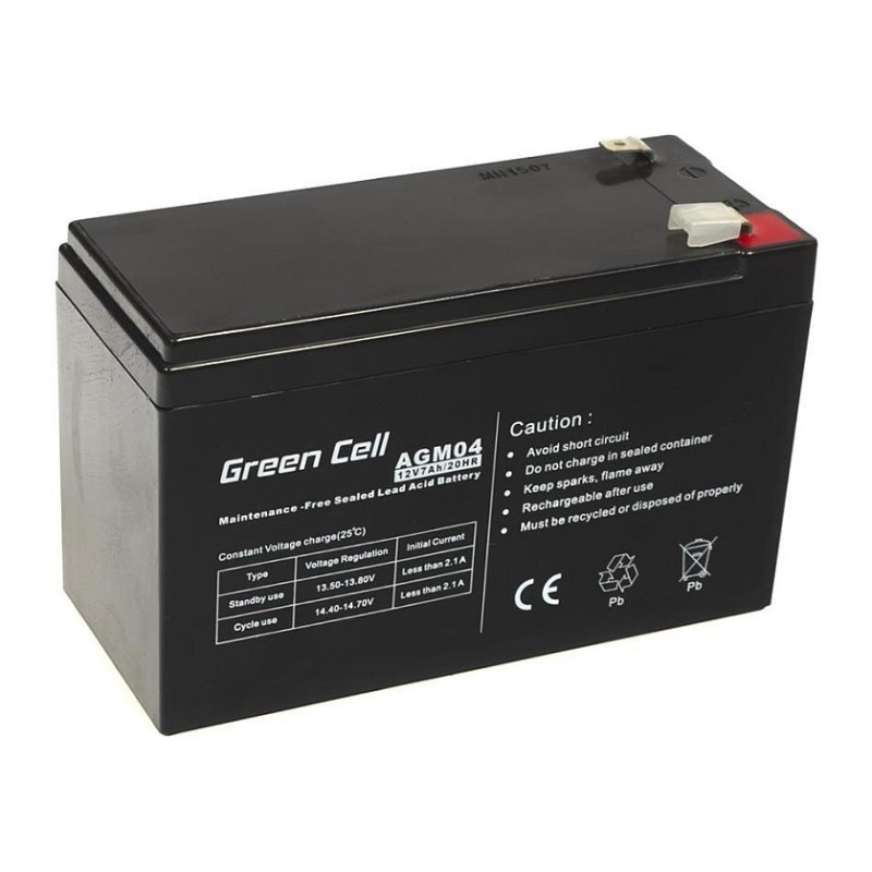 Green Cell Ersatzbatterie AGM04 12V 7Ah — Buy in Cyprus with Fast Delivery