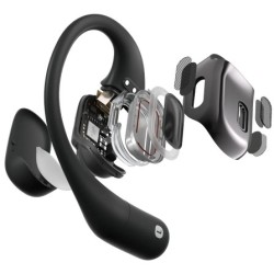 Shokz OpenFit Black Bluetooth Wireless Bone Conduction Headset — Buy in Cyprus with Fast Delivery