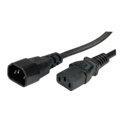 BACHMANN Kaltgerte-Kabel 2.5m schwarz IEC320 C13-C14 2.5m — Buy in Cyprus with Fast Delivery