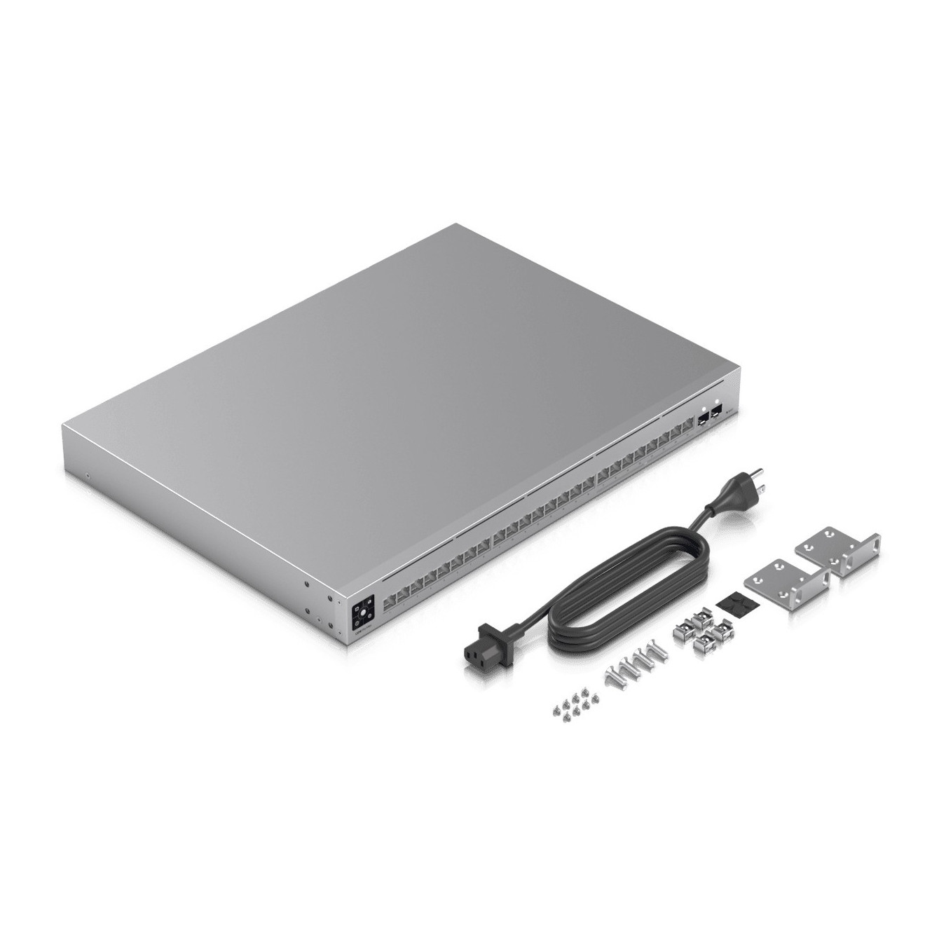 Ubiquiti UniFi USW-Pro-Max-24 - 24-Port L3 Multi-Gig Switch (Grey) - 2.5G RJ45, 2x SFP+, 1U Rack