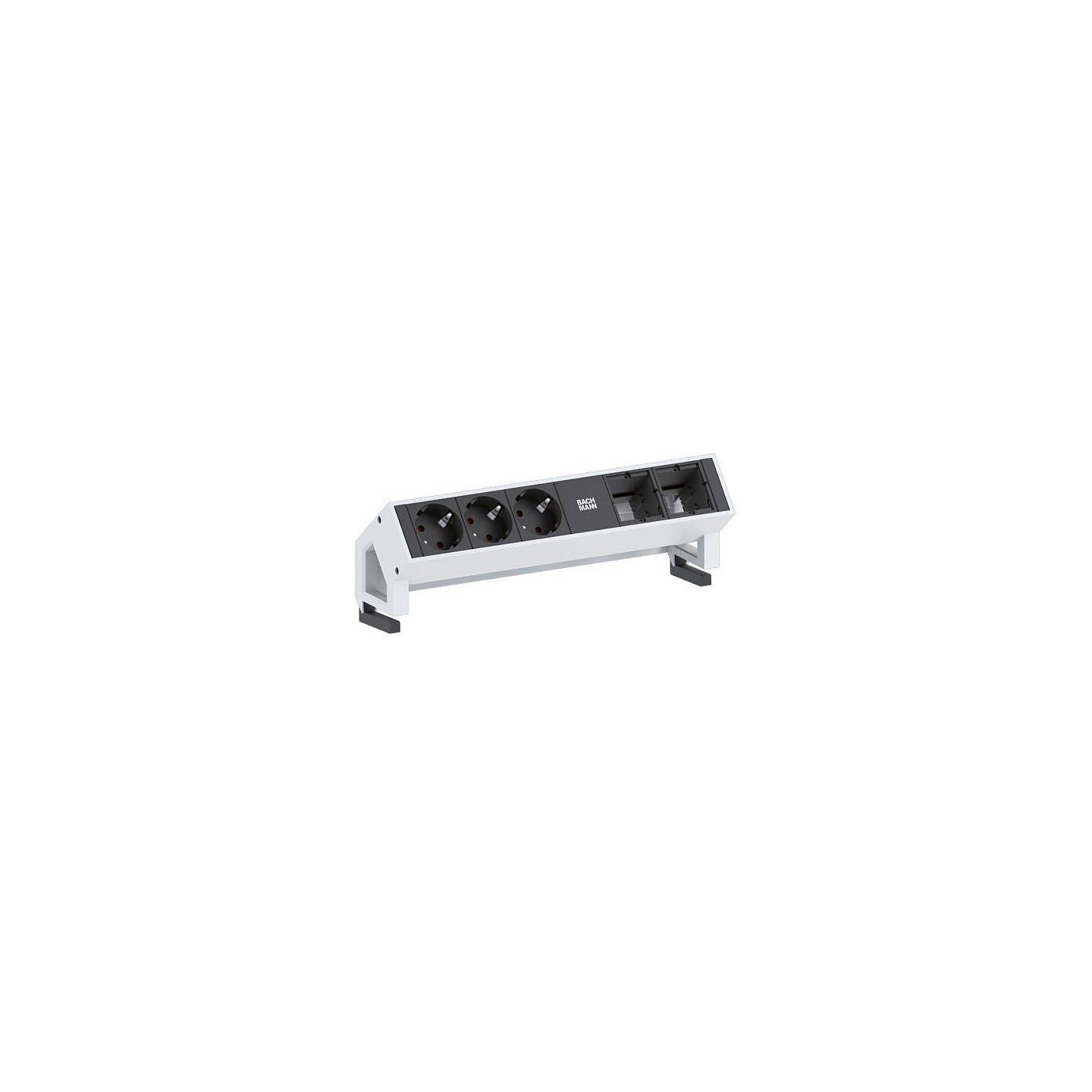 BACHMANN DESK2 3x Schutzkontakt 2x ABD GST18 weiss — Buy in Cyprus with Fast Delivery