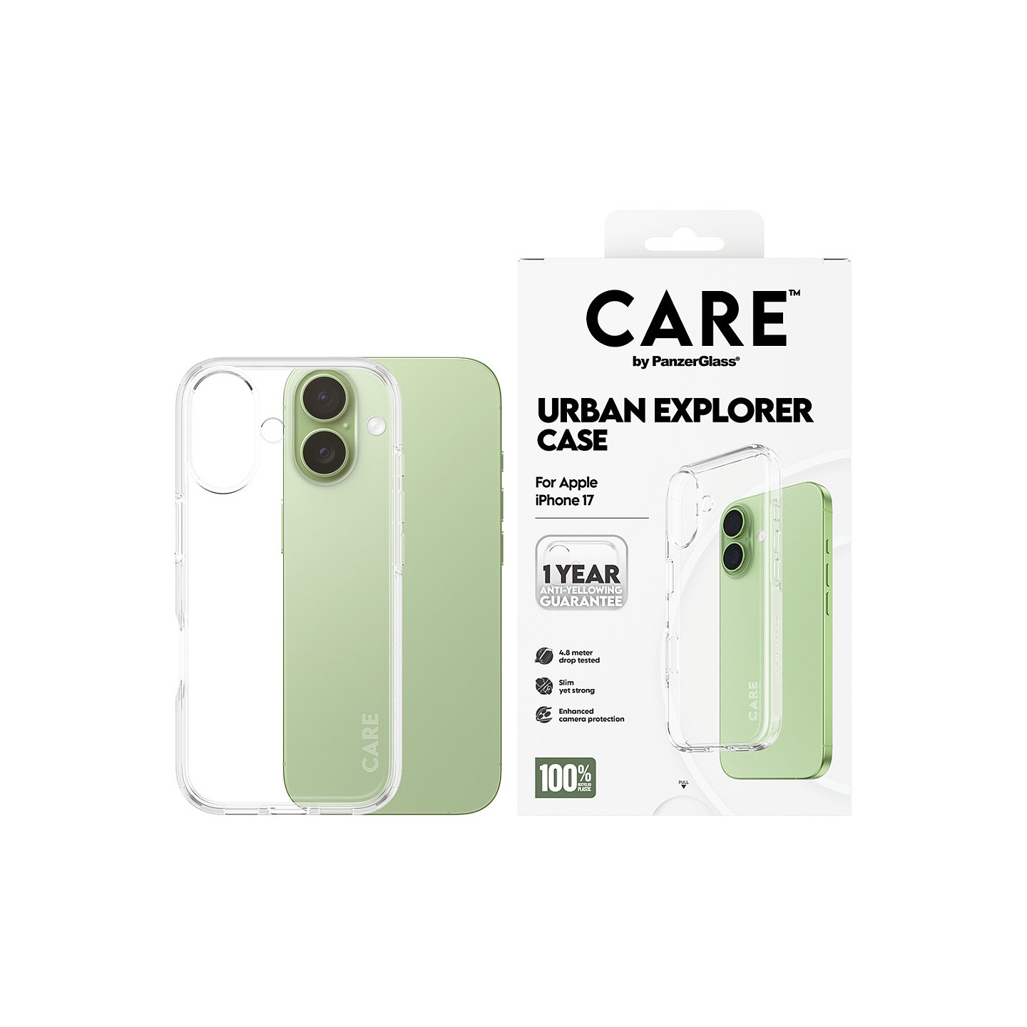 Panzerglass CARE BY FLAGSHIP CASE TRANSPARE — Buy in Cyprus with Fast Delivery