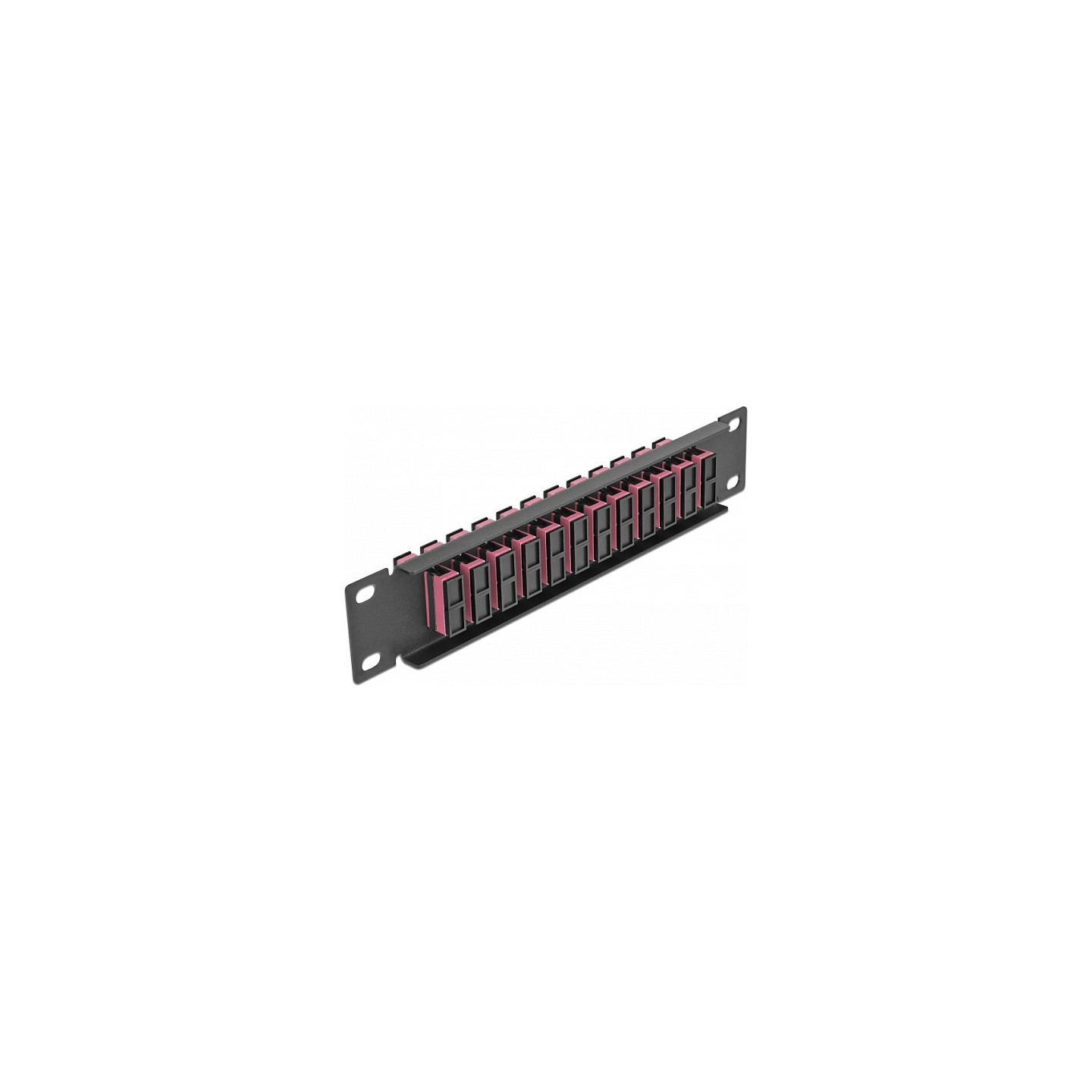 Delock 10? LWL Patchpanel 12 Port SC Duplex violett 1 HE schwarz — Buy in Cyprus with Fast Delivery