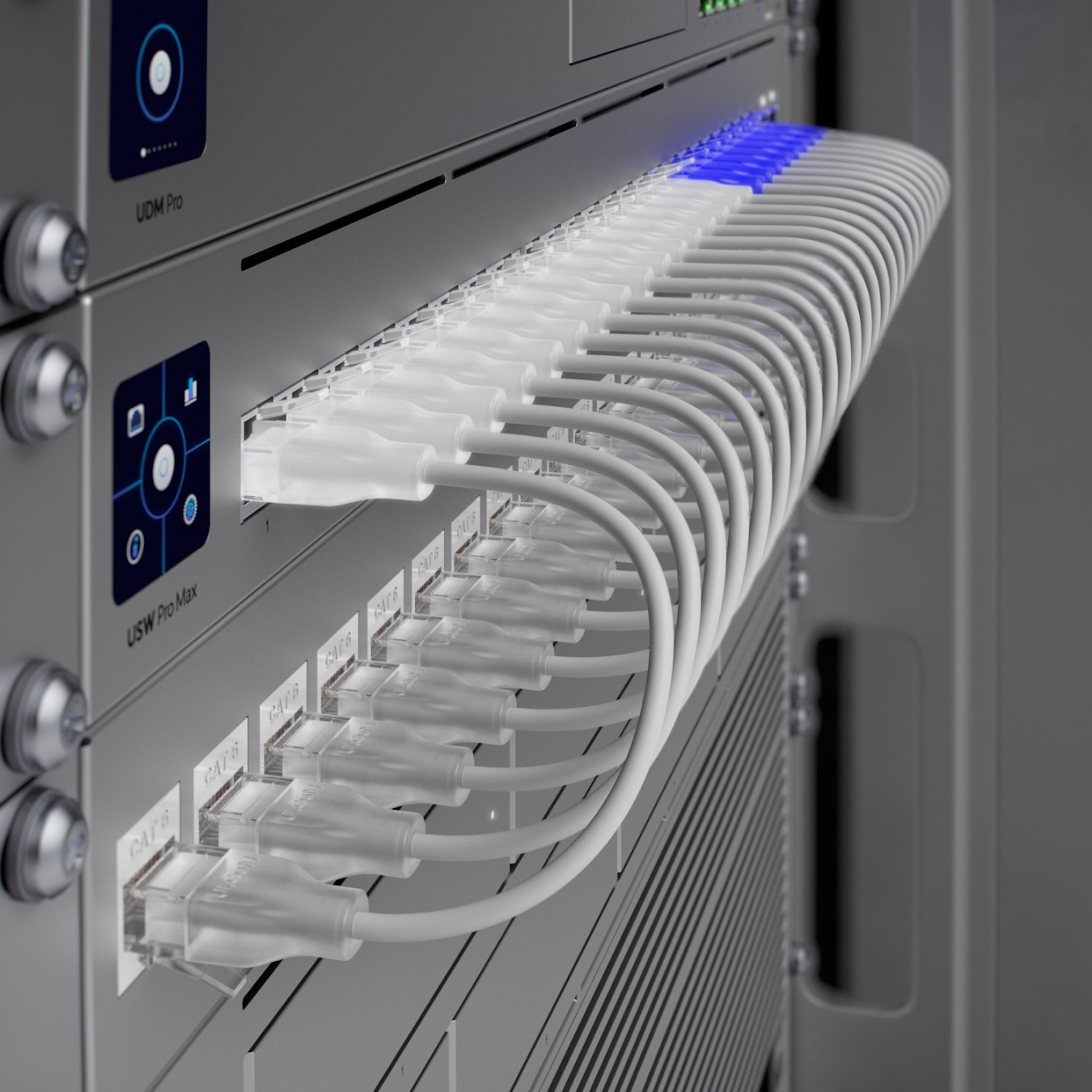 Ubiquiti UniFi USW-Pro-Max-24 - 24-Port L3 Multi-Gig Switch (Grey) - 2.5G RJ45, 2x SFP+, 1U Rack