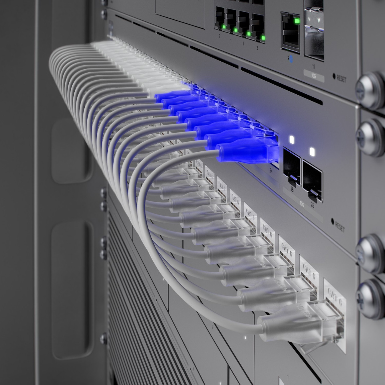 Ubiquiti UniFi USW-Pro-Max-24 - 24-Port L3 Multi-Gig Switch (Grey) - 2.5G RJ45, 2x SFP+, 1U Rack