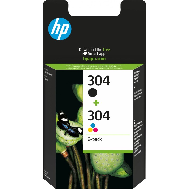 Buy HP 304 Original Ink Multipack - 3JB05AE - Black & Tri-color (BK/C/M/Y), Stan... in Cyprus, Nicosia, Limassol, Larnaka, Pafos
