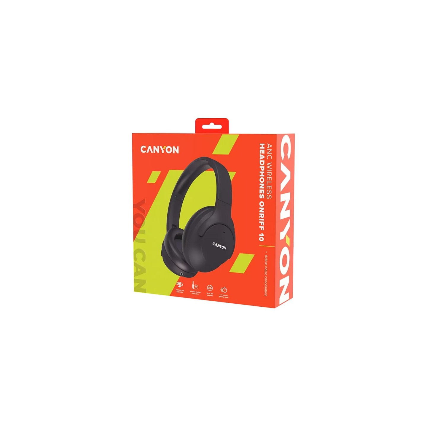 Canyon Headset OnRiff 10 ANC Black — Buy in Cyprus with Fast Delivery
